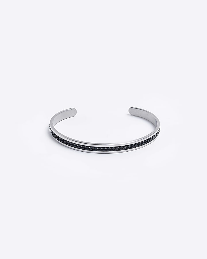 Black cuff bracelet