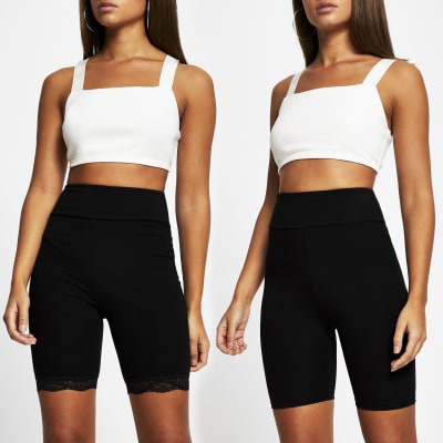 river island biker shorts