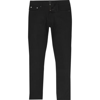 river island mens black jeans