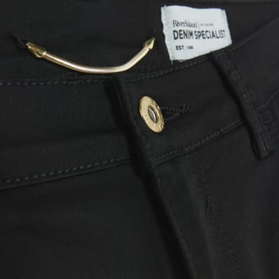Black denim bootcut jeans | River Island