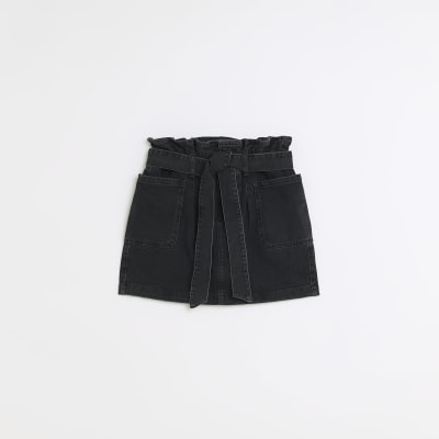 Paperbag skirt river island best sale