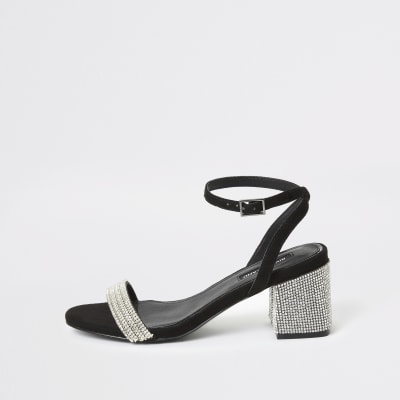 diamante sandals river island