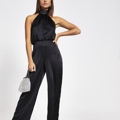 black diamante jumpsuit