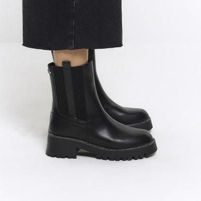 River island hot sale black chelsea boots