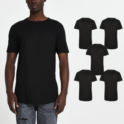 curve hem t shirt