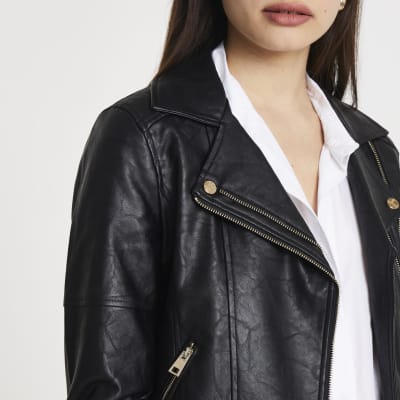 river island leather jacket womens