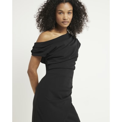 River island off the shoulder dress sale