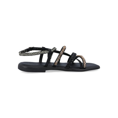 River island 2024 flat sandals