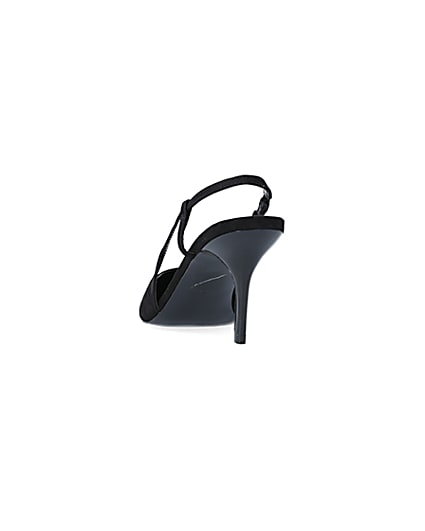 360 degree animation of product Black Embellished Sling Court Shoes frame-8