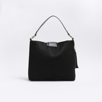 River island discount shoulder bag black