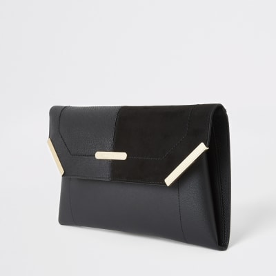 black envelope purse