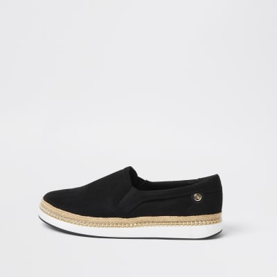 river island black espadrilles