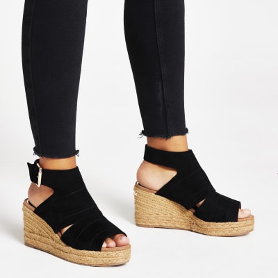 tan wedges river island