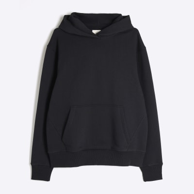 Men s Black Hoodies Sweatshirts River Island