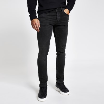 mens black jeans river island