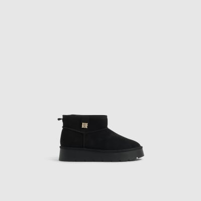 Faux Fur Lined Platform Boots