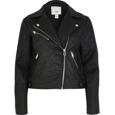 river island ladies leather jacket