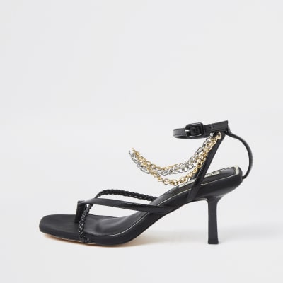 river island chain sandals