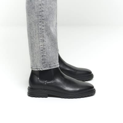 Chelsea Boots - Black/faux leather - Men