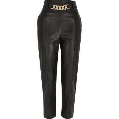 cigarette leather trousers