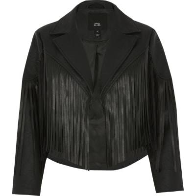 river island baby leather jacket