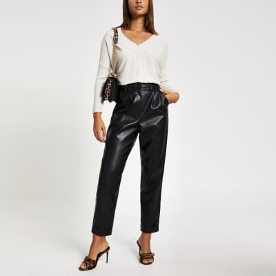 river island high waisted trousers