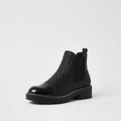 chelsea boots faux leather
