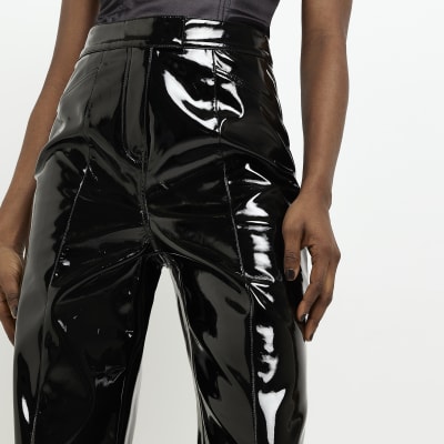 River island deals vinyl trousers