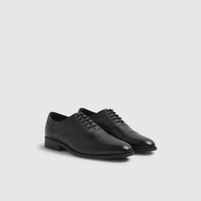 NEW River Island Leather Dress Shoes Size 7 Men’s Black Lace Up Men main image 4