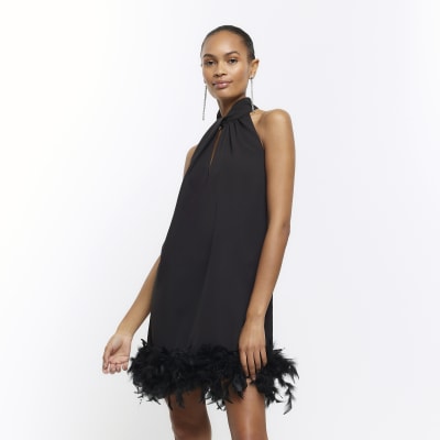 Slip Dress | Cami Dress | Black Slip dress | River Island