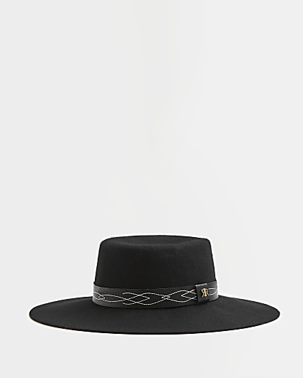 Black Fedora hat