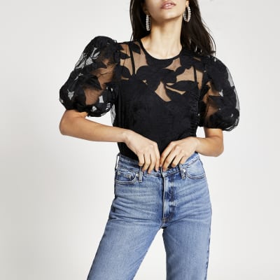 organza top river island