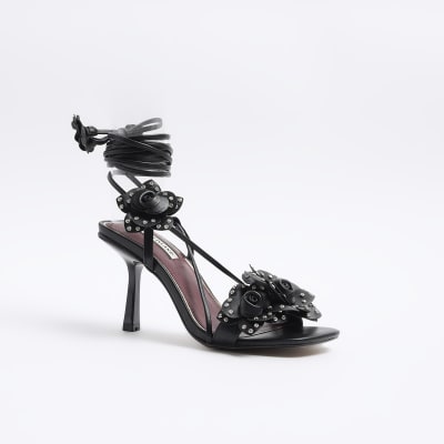 Saint laurent dallas on sale embellished tie sandals