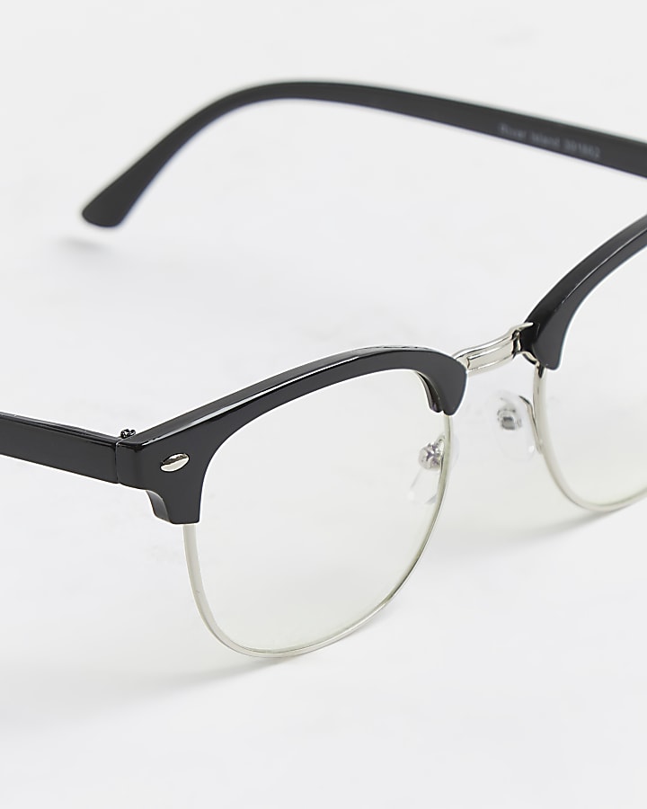 Black frame blue light glasses