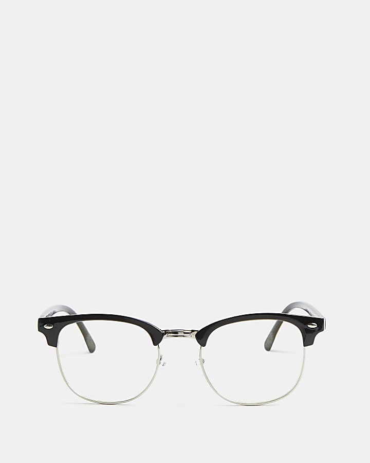 Black frame blue light glasses