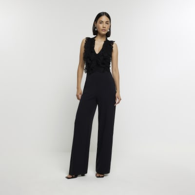 River island black jumpsuit 2025