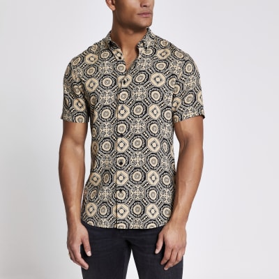 Herenoverhemden met print | Overhemden met motief voor heren ...