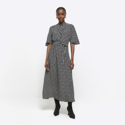 Monochrome dress shop river island