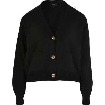 black cardigan no buttons