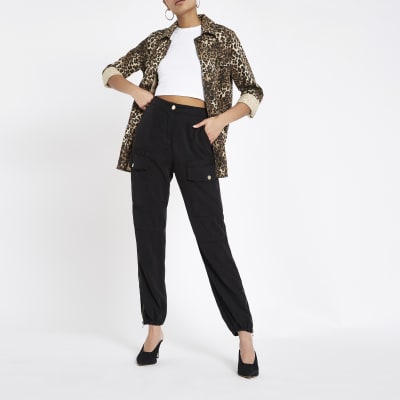 utility trousers black