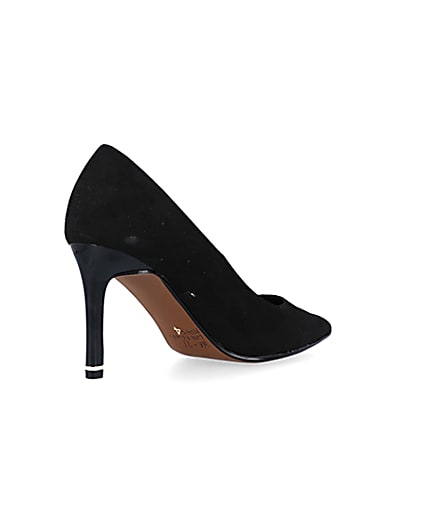 360 degree animation of product Black heeled court shoes frame-12