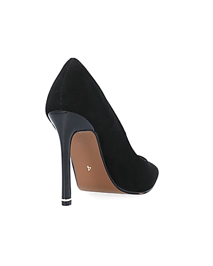 360 degree animation of product Black heeled court shoes frame-11