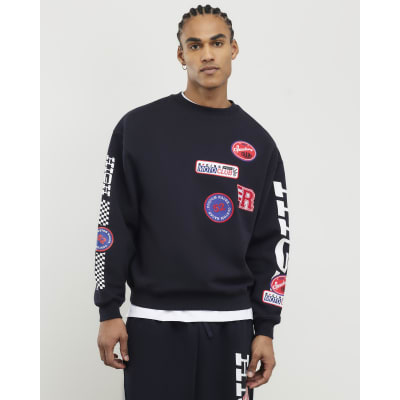 Black High Performance Badge Sweatshirt