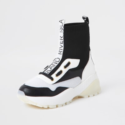 sock trainers river island