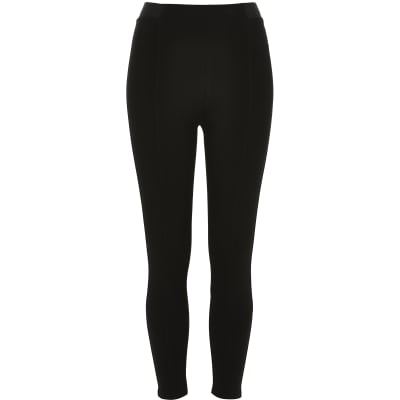 Black high waist ponte leggings