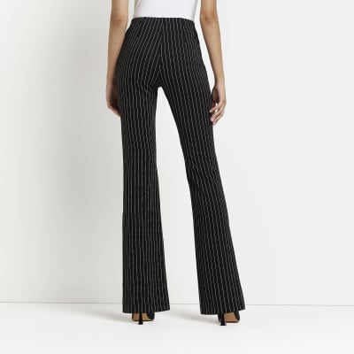 Striped High Waisted Flare Pants