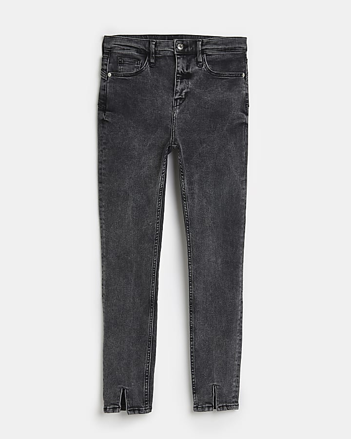 Black high waisted bum sculpt skinny jeans