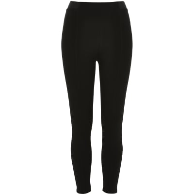 Black high waisted Ponte leggings