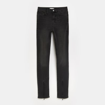 Black high waisted sale jeans river island