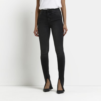 Black high waisted store jeans river island